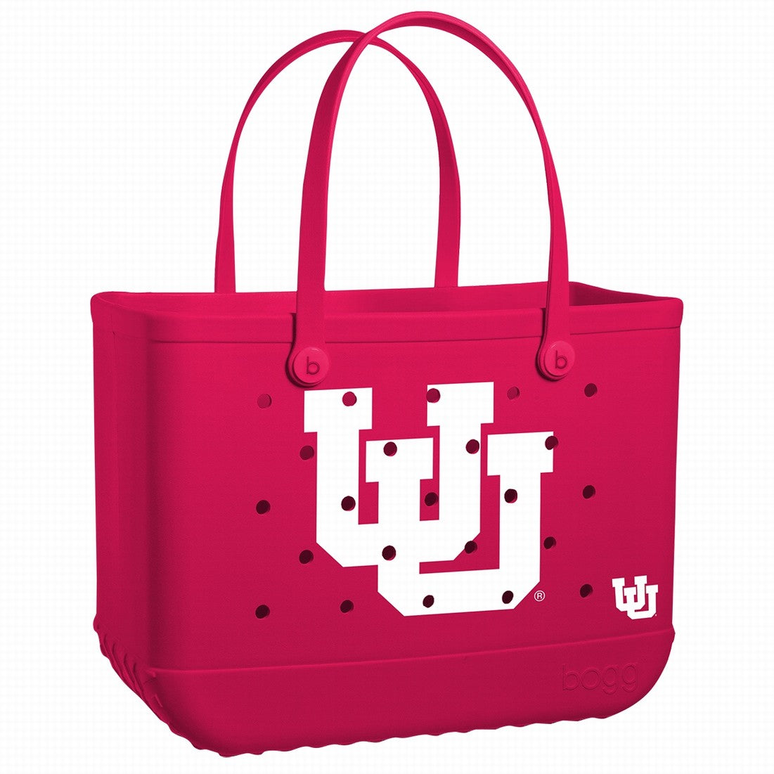 Original Bogg Bag Utah Utes Ocean Day Storage Tote Stylish Sandproof Adjustable Shoulder Strap for Women