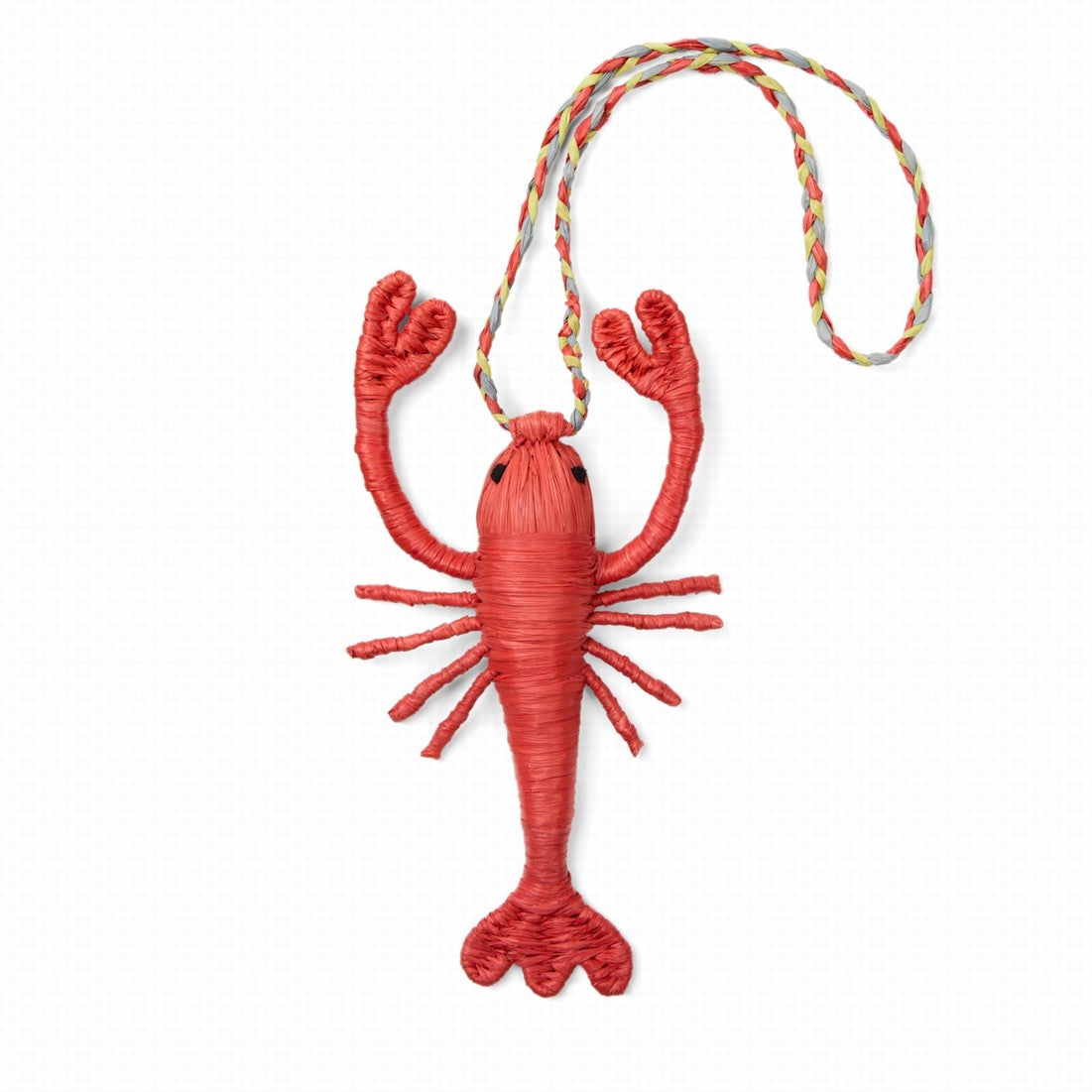 Bogg'd & Charmed Raffia Lobster Family Holiday Beach Organizer Flexible Oversized Easy Maintenance Surface for Summer Adventures