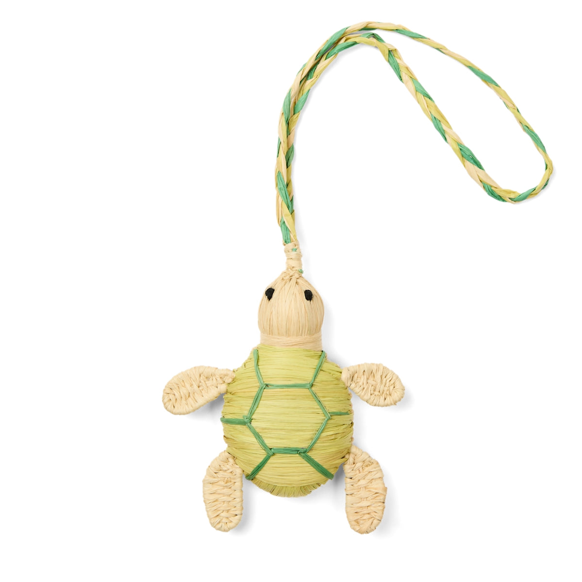 Bogg'd & Charmed Raffia Turtle Coastal Weekend Carryall Functional Multi Purpose Extra Wide Opening for Weekend Travel