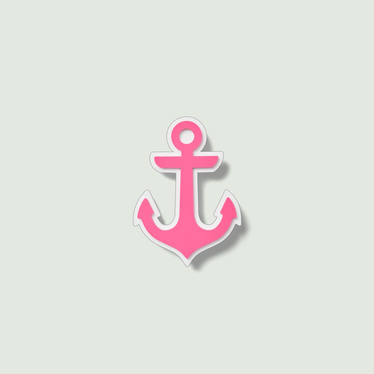 Bogg Bit Pink Anchor Cruise Essentials Travel Tote Durable Tip Resistant with Makeup Bag for Resort Holidays Travel Organizer Vacation Essentials for Women