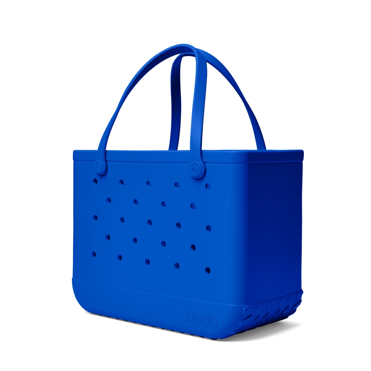Original Bogg Bag Mykonos Blue Waterproof EVA Beach Tote Bag Waterproof Easy Clean with Non Slip Bottom for Cruise Travel Travel Organizer Vacation Essentials for Women