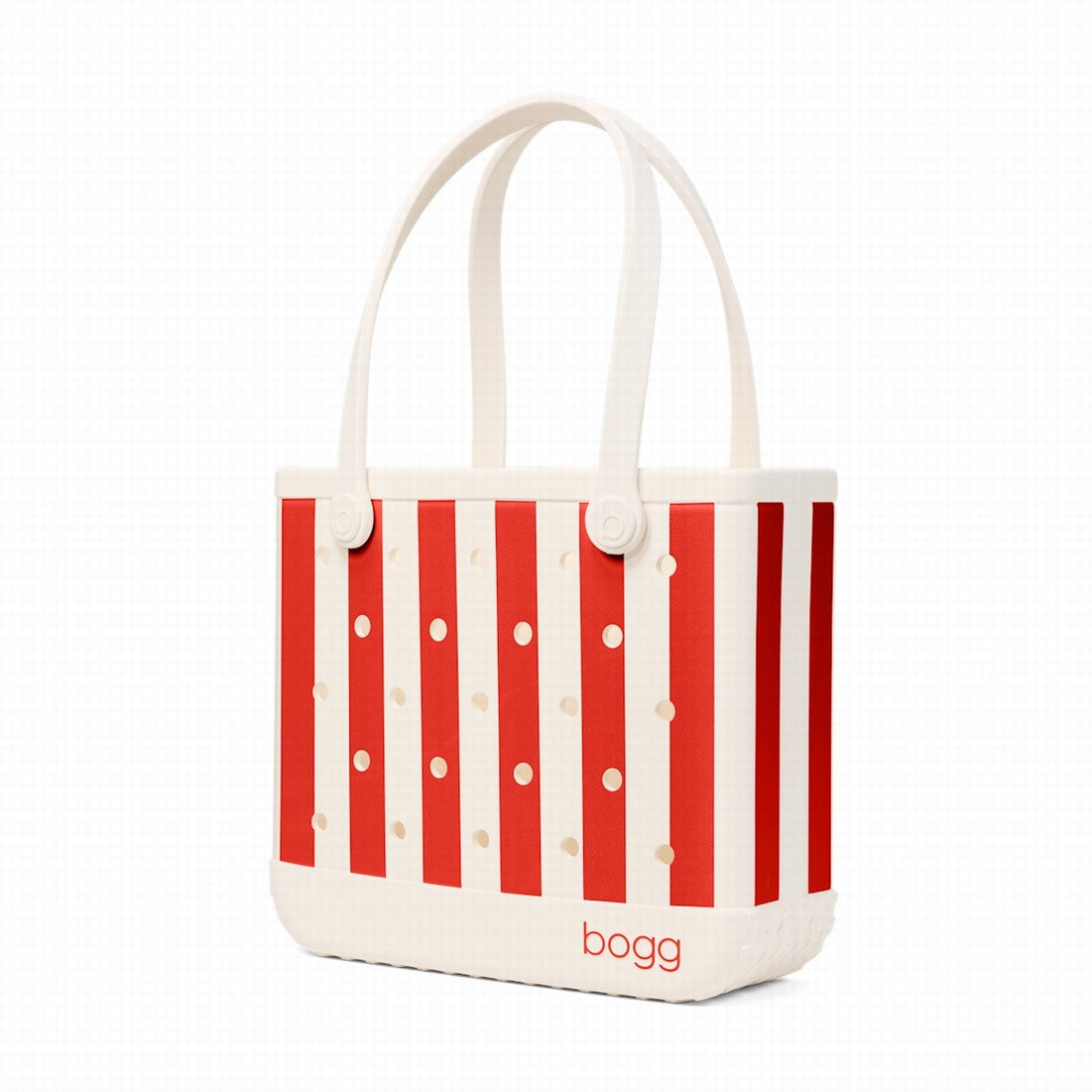 Baby Bogg Bag Buoy Red Stripe Tropical Resort Beach Bag Portable Large Capacity Easy Maintenance Surface for Family Trips