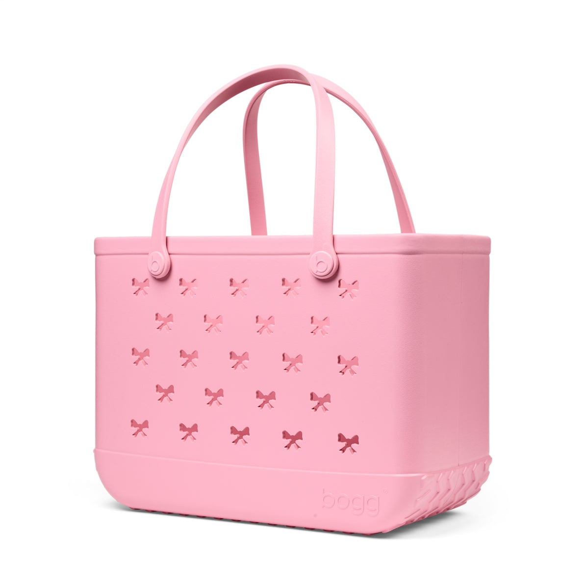 Original Bogg Bag Bubblegum Bows Resort Collection Carryall Portable Waterproof Reinforced Grip Handles for Outdoor Sports