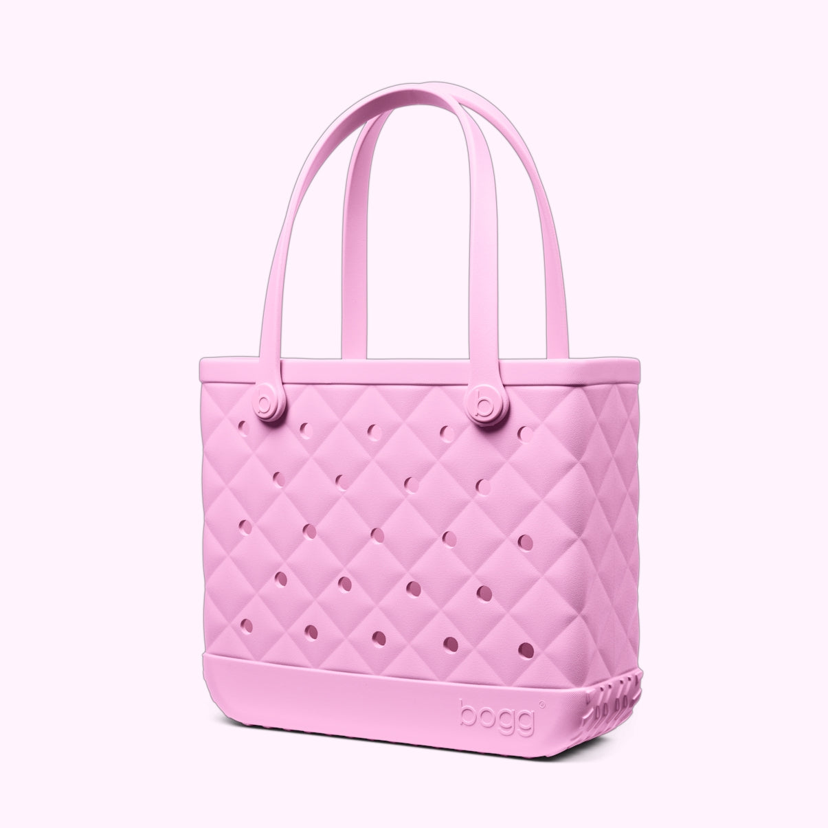 Baby Bogg Bag Quilted Pink Taffy Beach Gear Storage Bag Modern Travel Friendly Deep Storage Interior for Resort Vacations