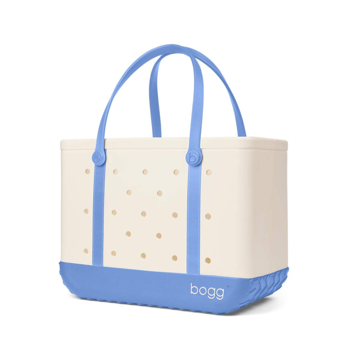 Original Bogg Bag Varsity Out Of The Blue Weekend Getaway Beach Bag Large Capacity Lightweight with Adjustable Shoulder Strap for Boat Trips Travel Organizer Vacation Essentials for Women
