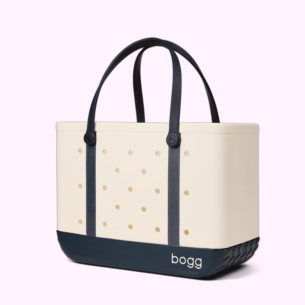 Original Bogg Bag Oxford Blue Holiday Cruise Tote Premium Easy Clean Reinforced Grip Handles for Women