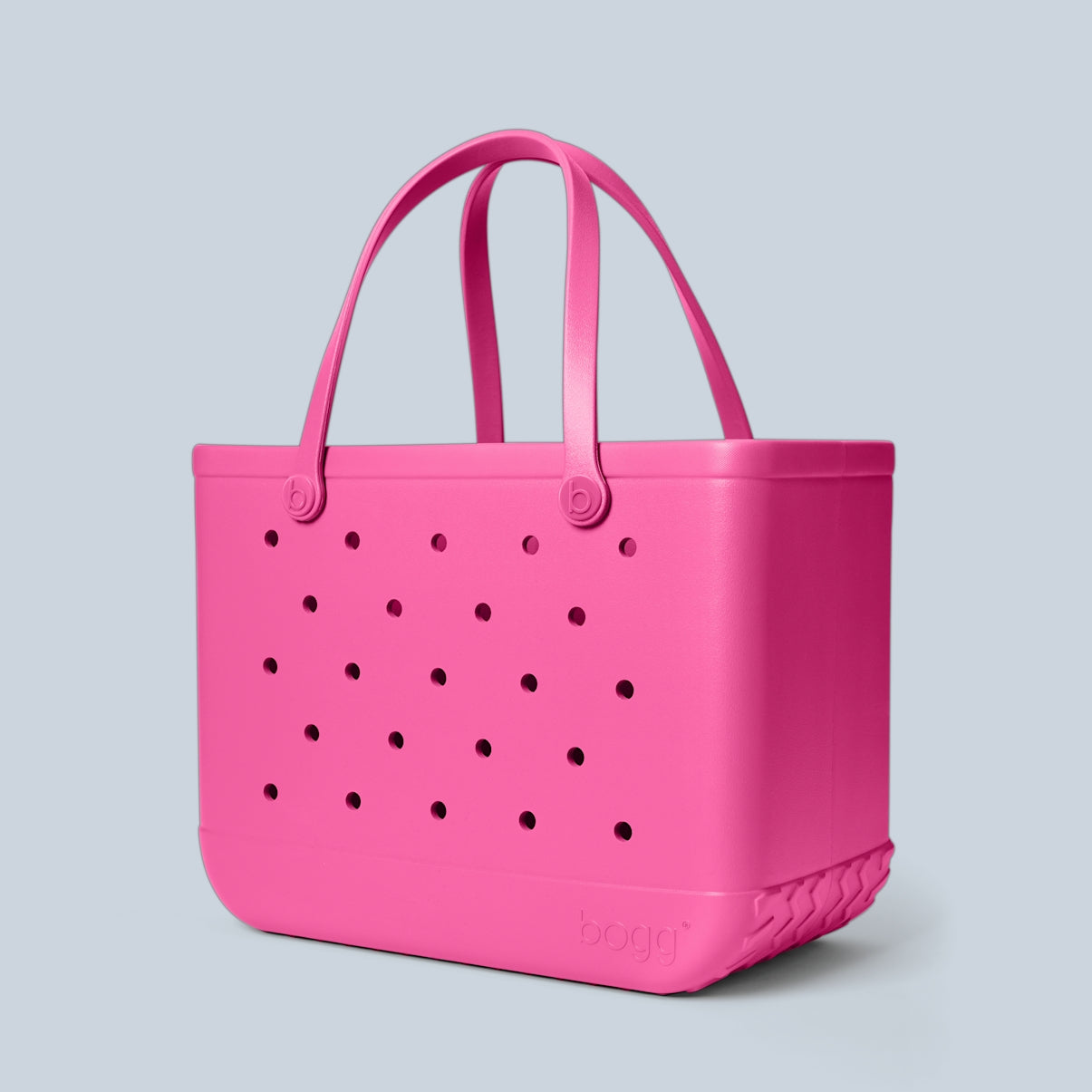 Original Bogg Bag Haute Pink Family Size Beach Organizer Easy Clean Washable with Waterproof Phone Pouch for Pool Days Travel Organizer Vacation Essentials for Women