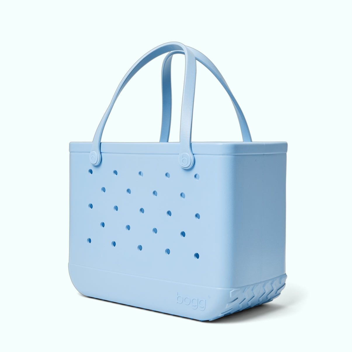 Original Bogg Bag Blue Skies and Bogg Bag Heavy Duty Rubber Beach Bag Waterproof Travel Friendly with Easy Clean Surface for Tropical Vacations Travel Organizer Vacation Essentials for Women
