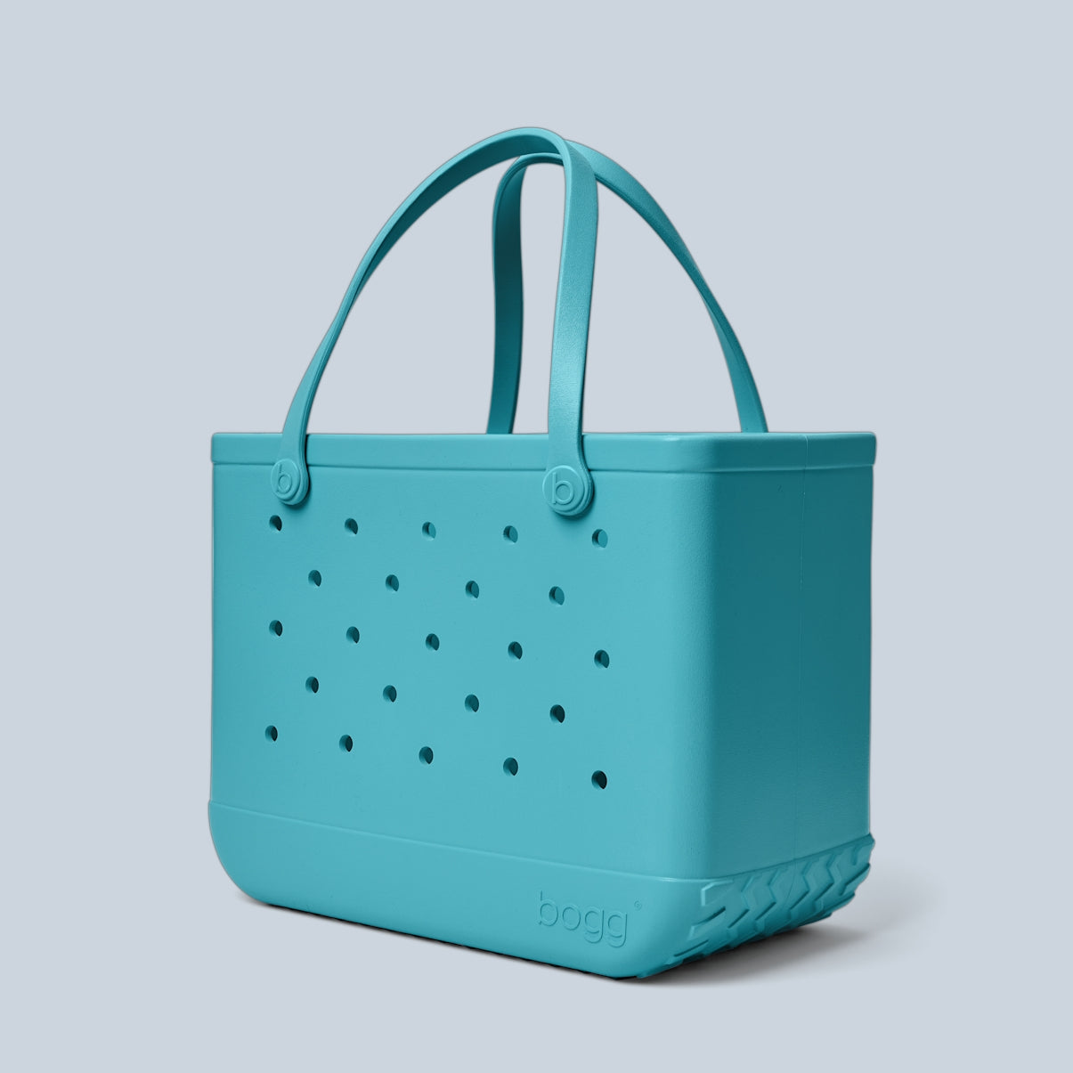 Original Bogg Bag Turquoise and Caicos Cruise Ship Essentials Tote Flexible Easy Clean Bonus Cosmetic Bag Included for Family Trips
