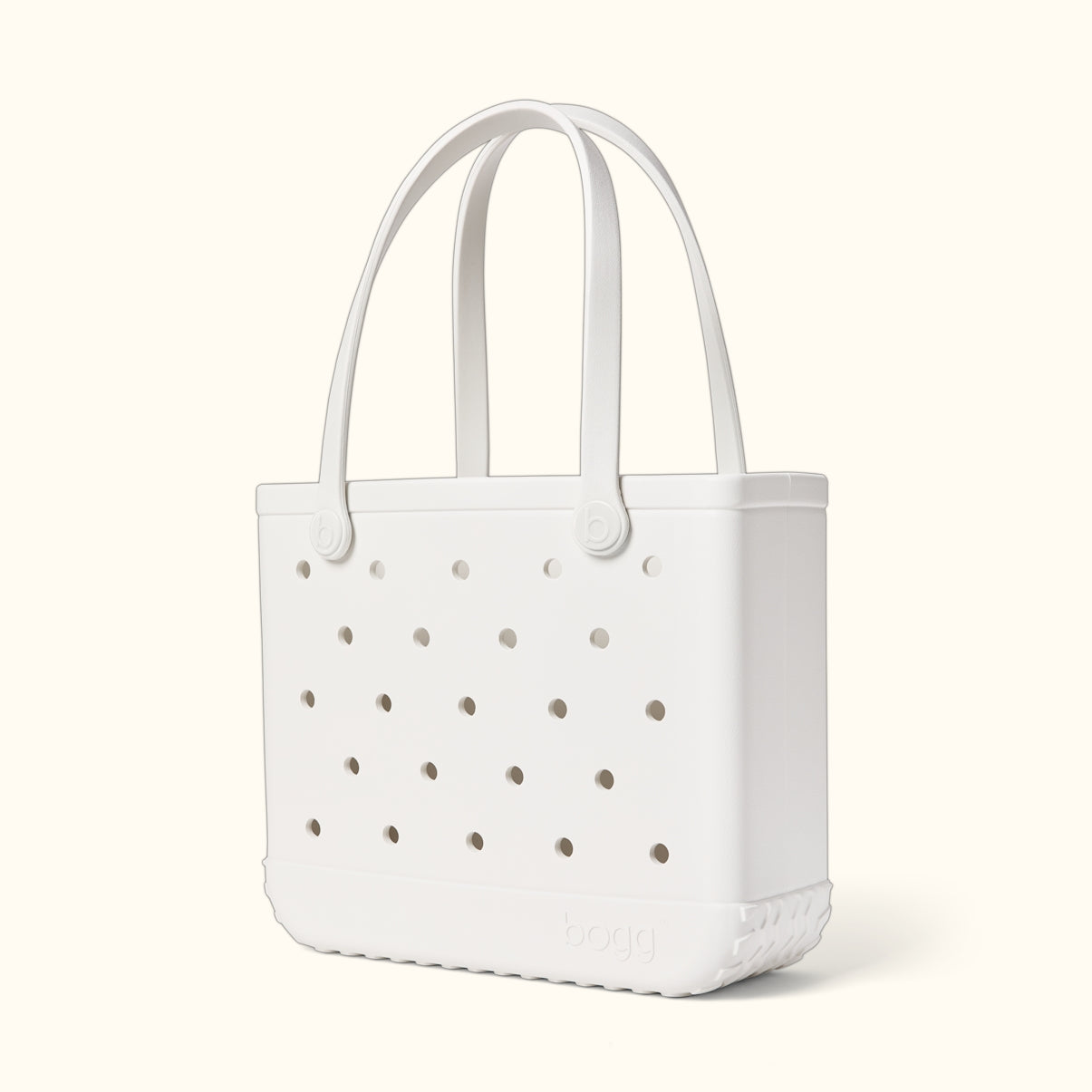 Baby Bogg Bag For Shore White Lightweight Waterproof Carryall Durable Travel Friendly with Non Slip Bottom for Pool Days Travel Organizer Vacation Essentials for Women