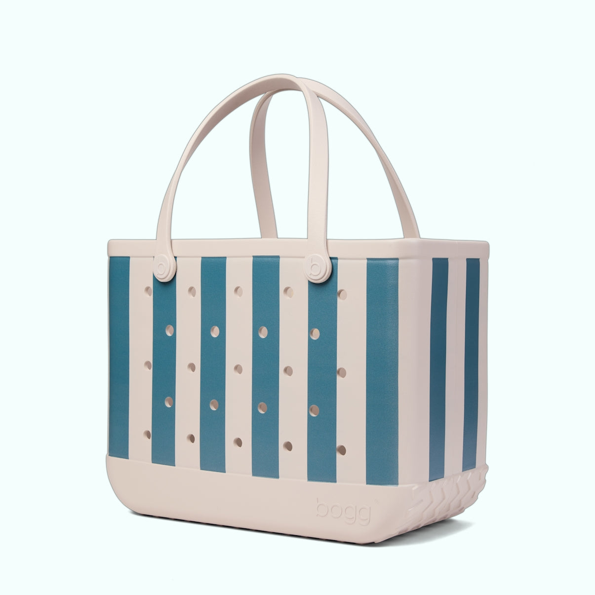 Original Bogg Bag Dockside Stripe Yacht Day Travel Organizer Functional Tip Resistant Extra Wide Opening for Weekend Travel