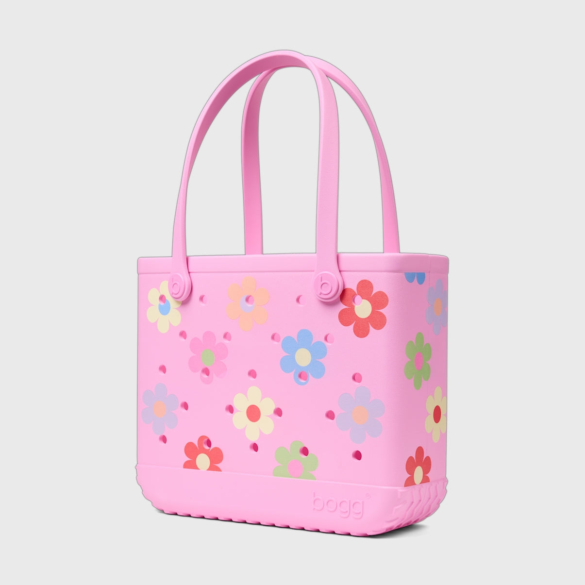 Baby Bogg Bag Happy Flowers Holiday Resort Carryall Heavy Duty Travel Friendly Non Slip Bottom Design for Cruise Travel