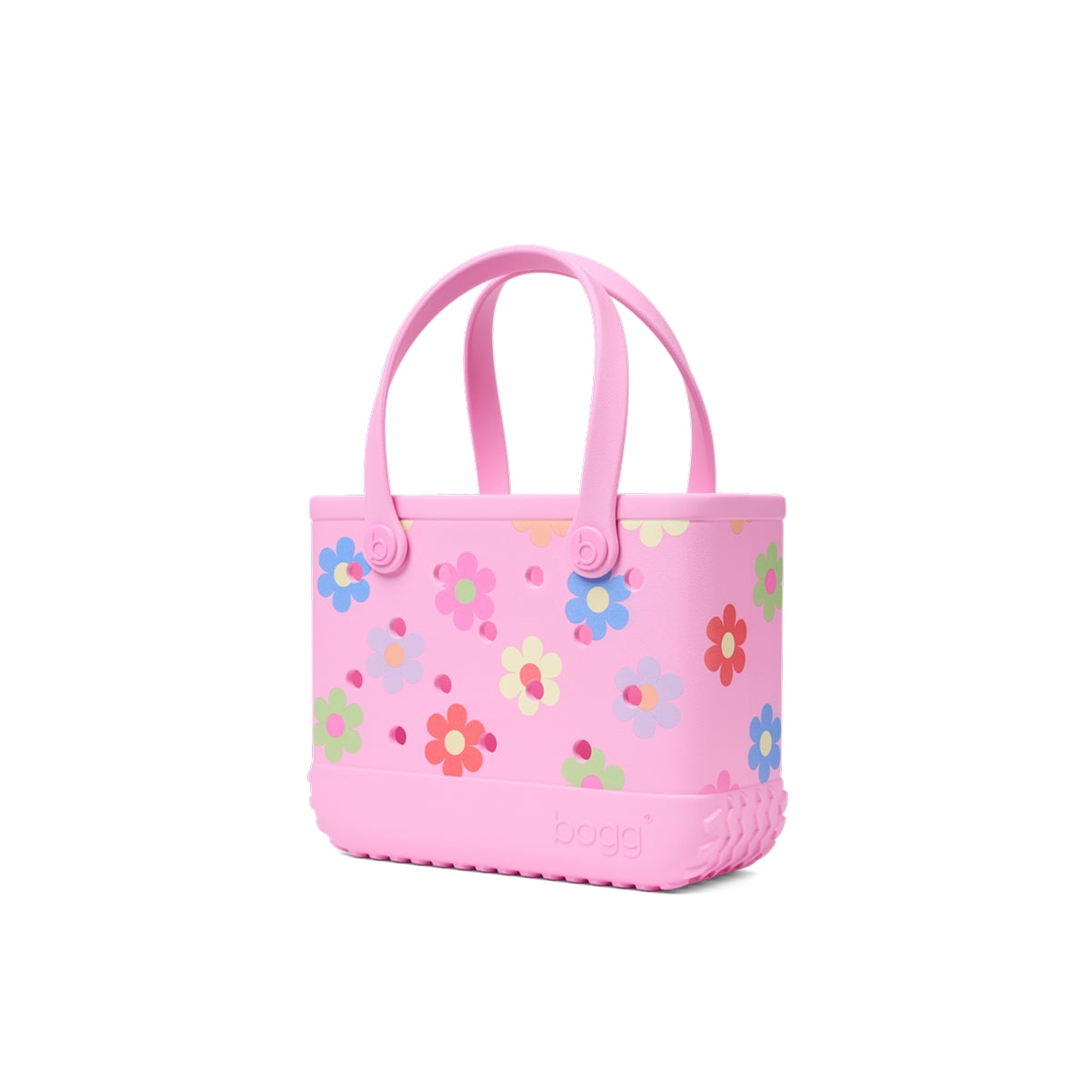 Bitty Bogg Bag Happy Flowers Sand Resistant Beach Storage Bag Easy Clean Easy Clean with Waterproof Phone Pouch for Cruise Travel Travel Organizer Vacation Essentials for Women