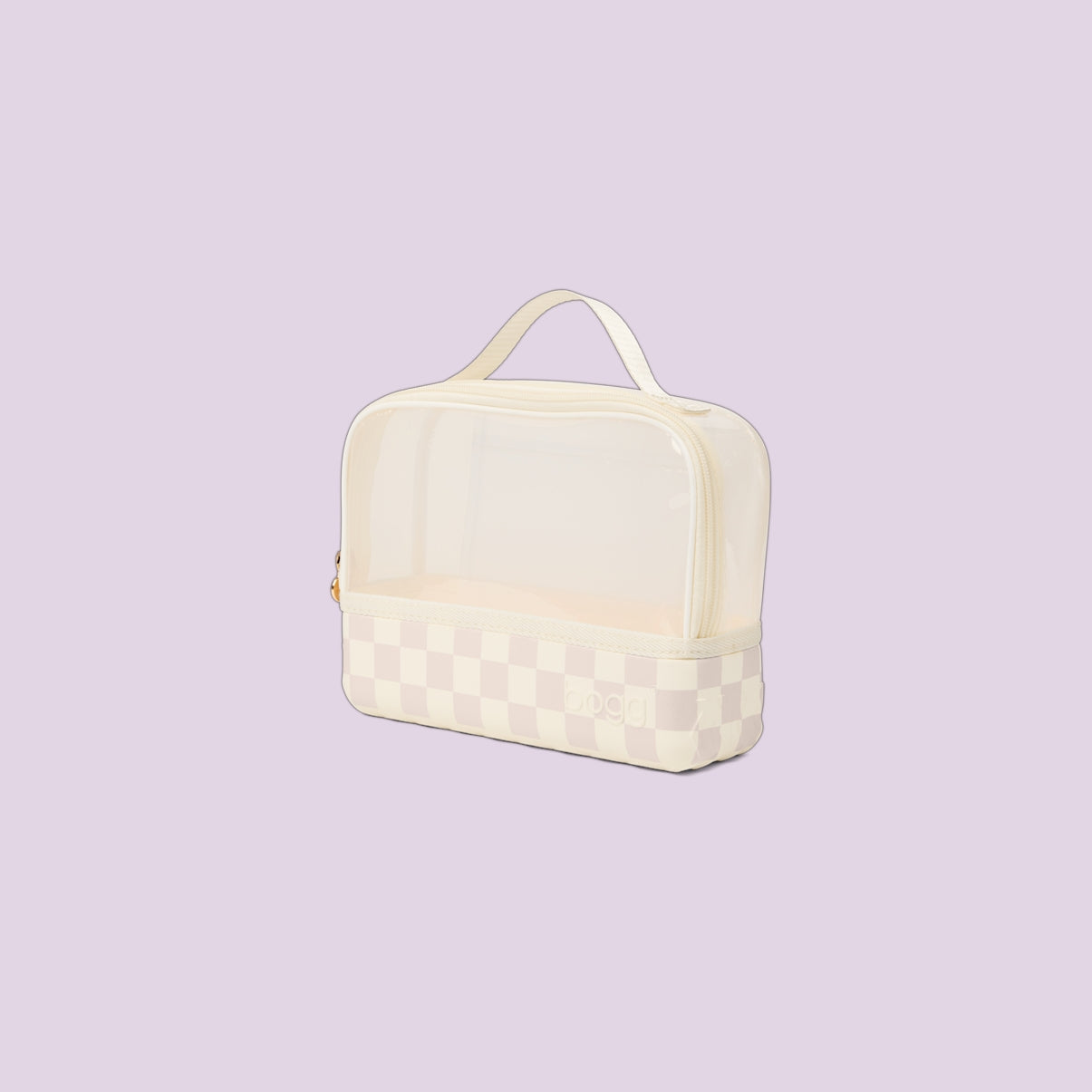 Boggs N' Ends Checkered Coconut/Mushroom Travel Companion Beach Tote Functional Quick Dry Easy Maintenance Surface for Family Trips