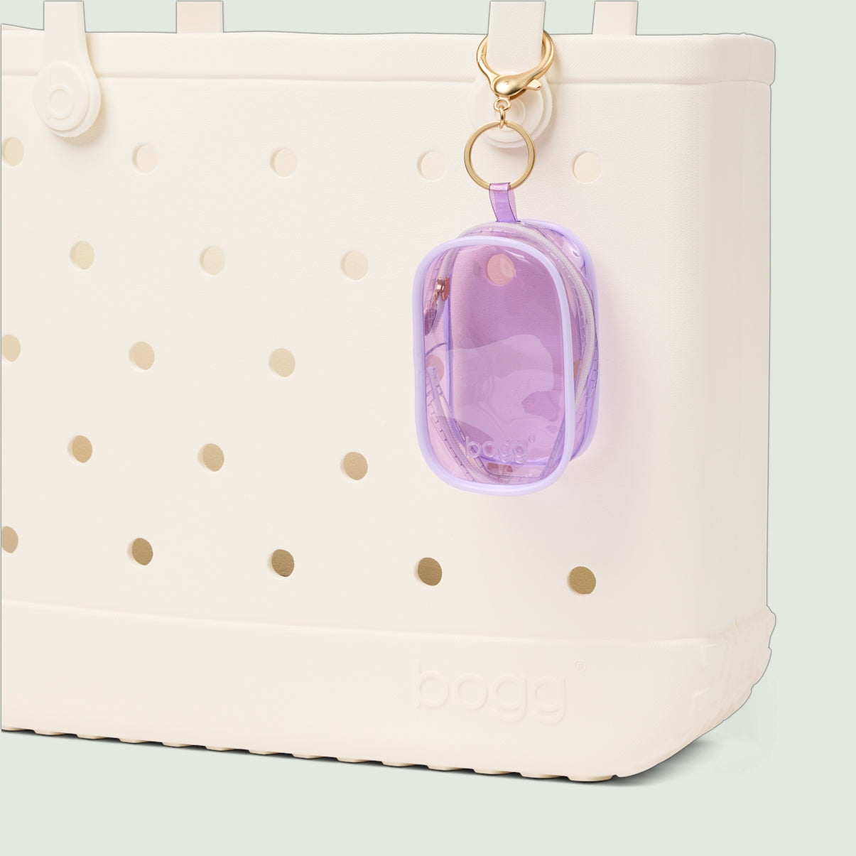 Bubble Bogg I Lilac You A Lot Resort Lifestyle Tote Luxury Sandproof Reinforced Grip Handles for Resort Vacations