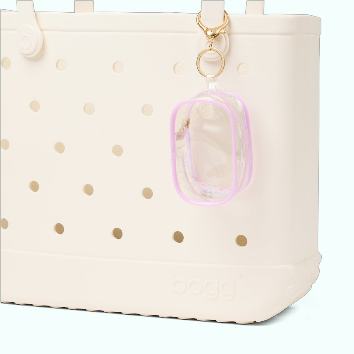 Bubble Bogg Pink Taffy Coastal Weekend Carryall Flexible Washable Extra Wide Opening for Boat Excursions