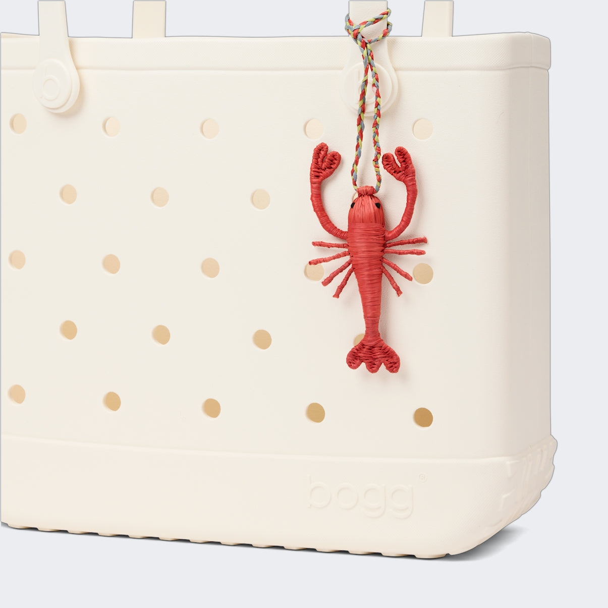 Bogg'd & Charmed Raffia Lobster Cruise Essentials Travel Tote Tip Resistant Durable with Waterproof Phone Pouch for Water Sports Travel Organizer Vacation Essentials for Women