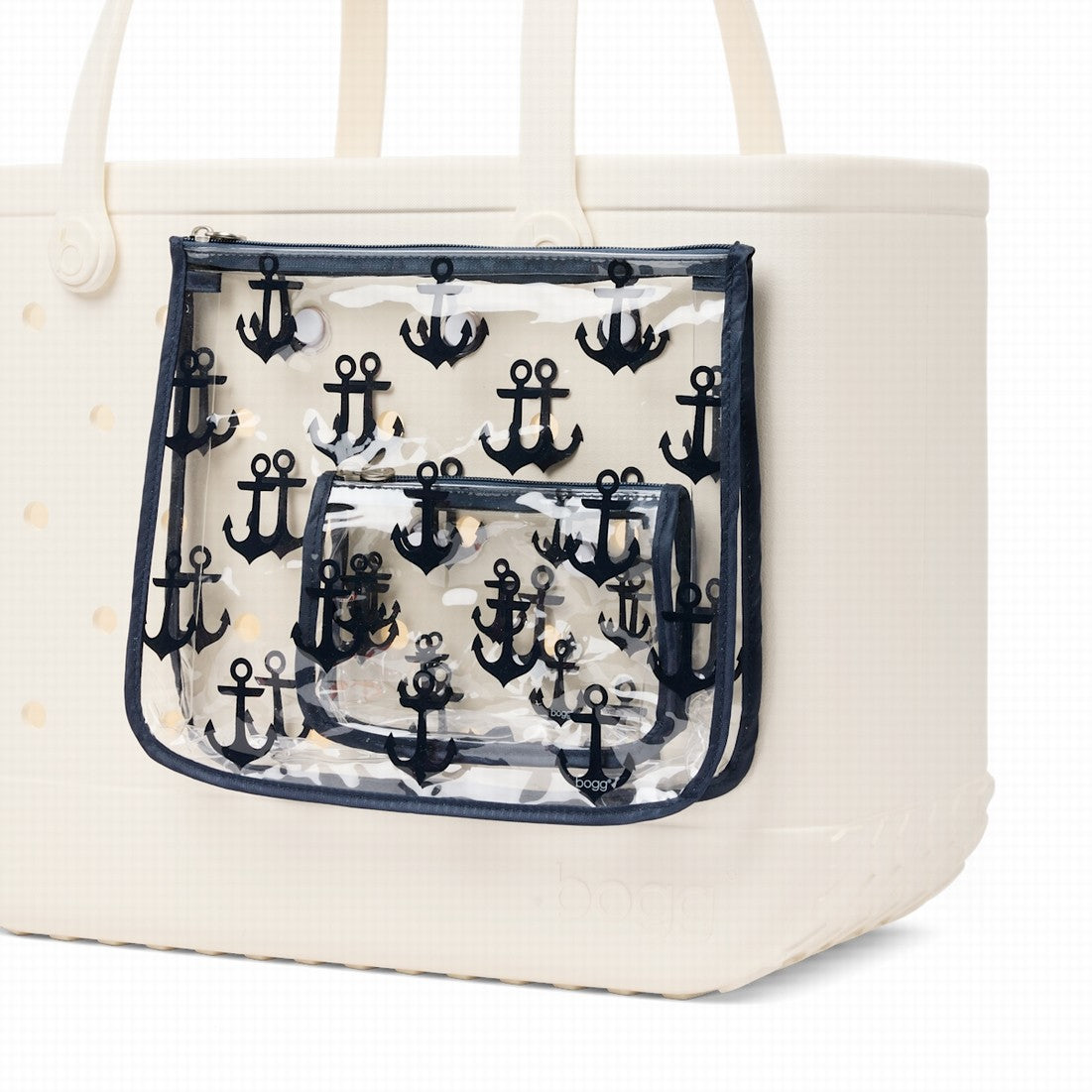 Bogg? Bag Decorative Insert Anchor (Navy) Water Activity Organizer Flexible Quick Dry Open Top Access Access for Outdoor Sports