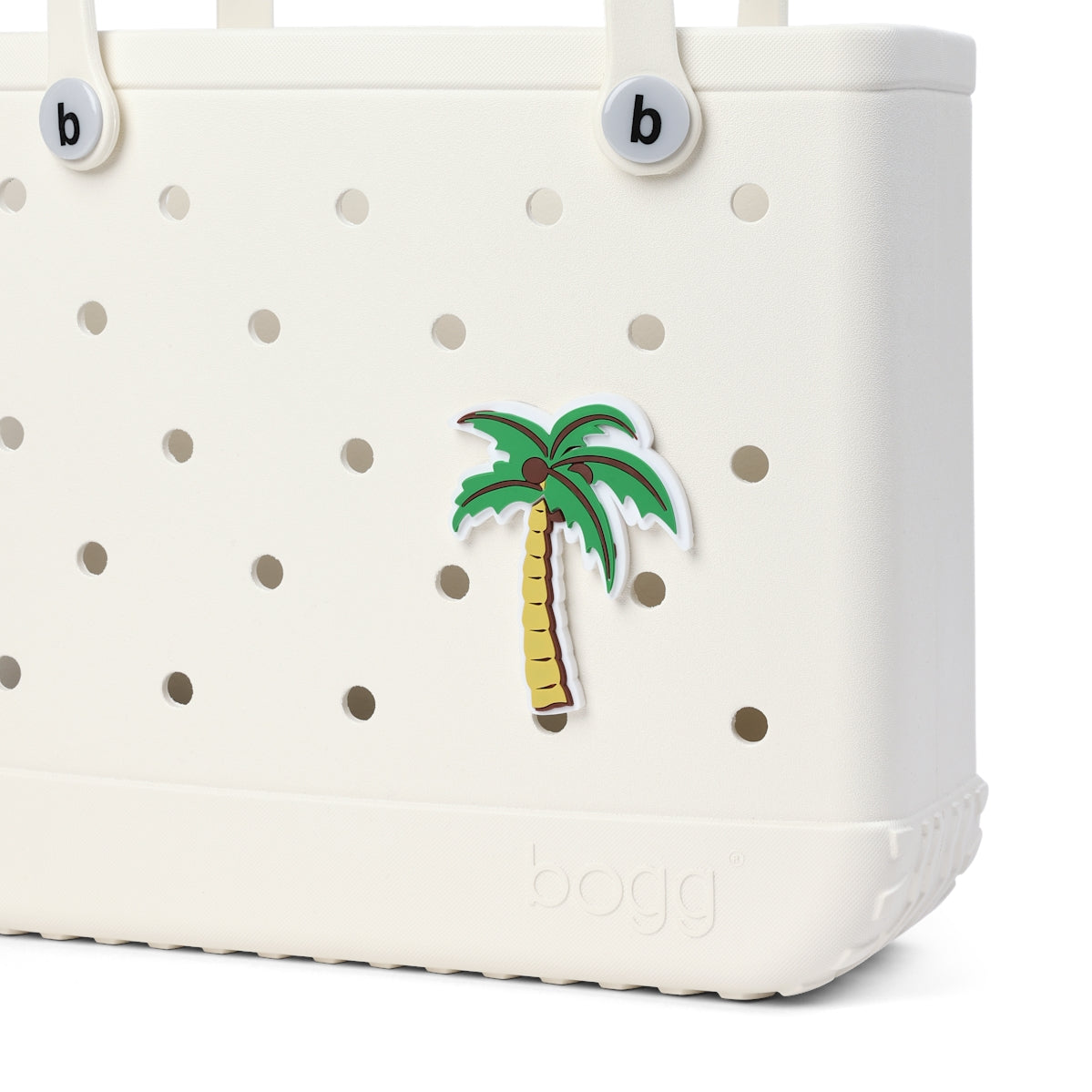 Bogg Bit Palm Tree Luxury Resort Pool Tote Tip Resistant Lightweight with Spacious Interior for Boat Trips Travel Organizer Vacation Essentials for Women