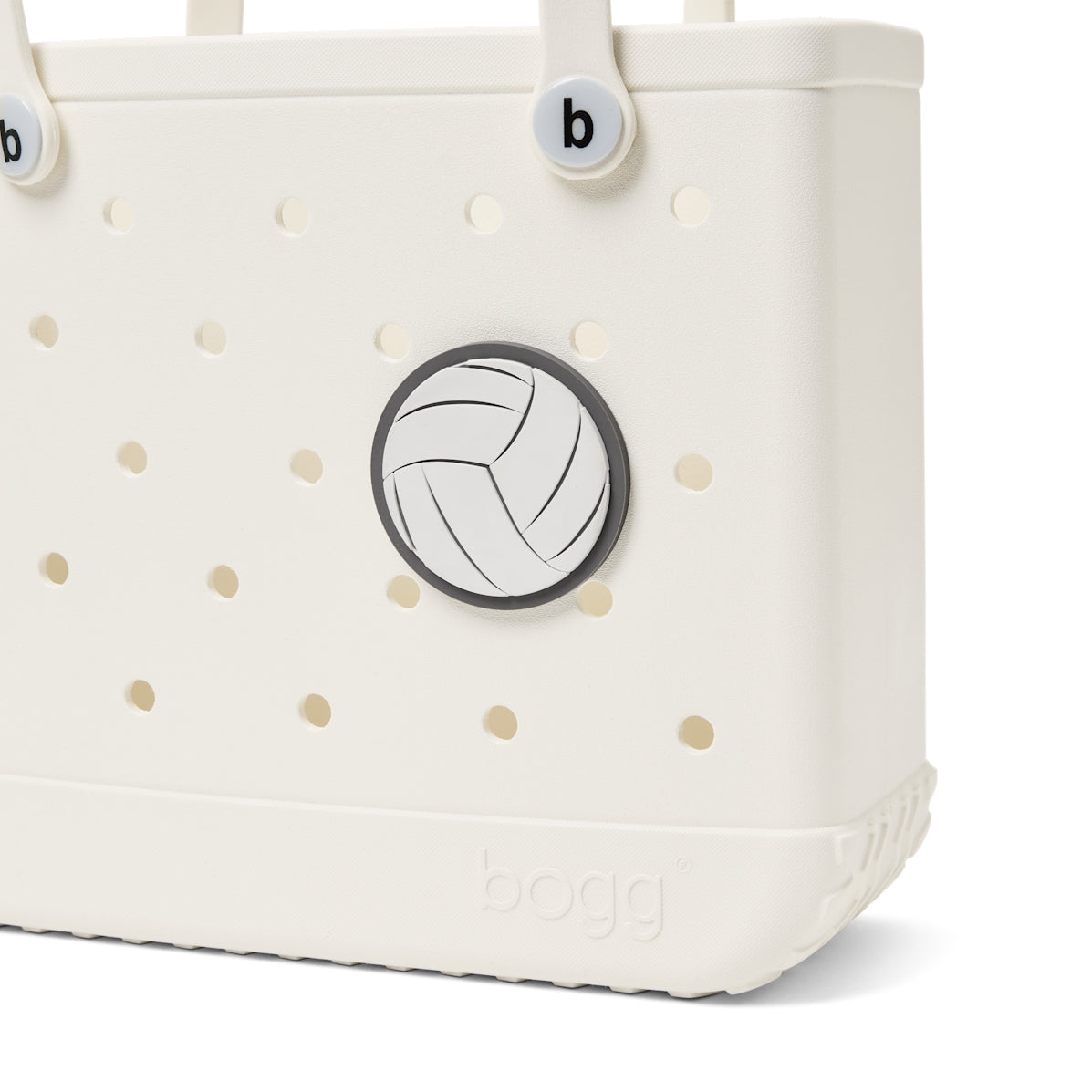 Bogg Bit Volleyball Heavy Duty Rubber Beach Bag Oversized Waterproof with Waterproof Phone Pouch for Boat Trips Travel Organizer Vacation Essentials for Women