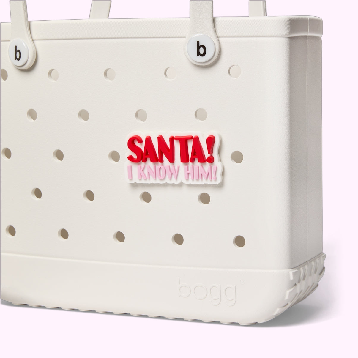 Bogg Bit Santa! I Know Him! Island Getaway Carryall Stylish Multi Purpose Open Top Access Access for Outdoor Sports