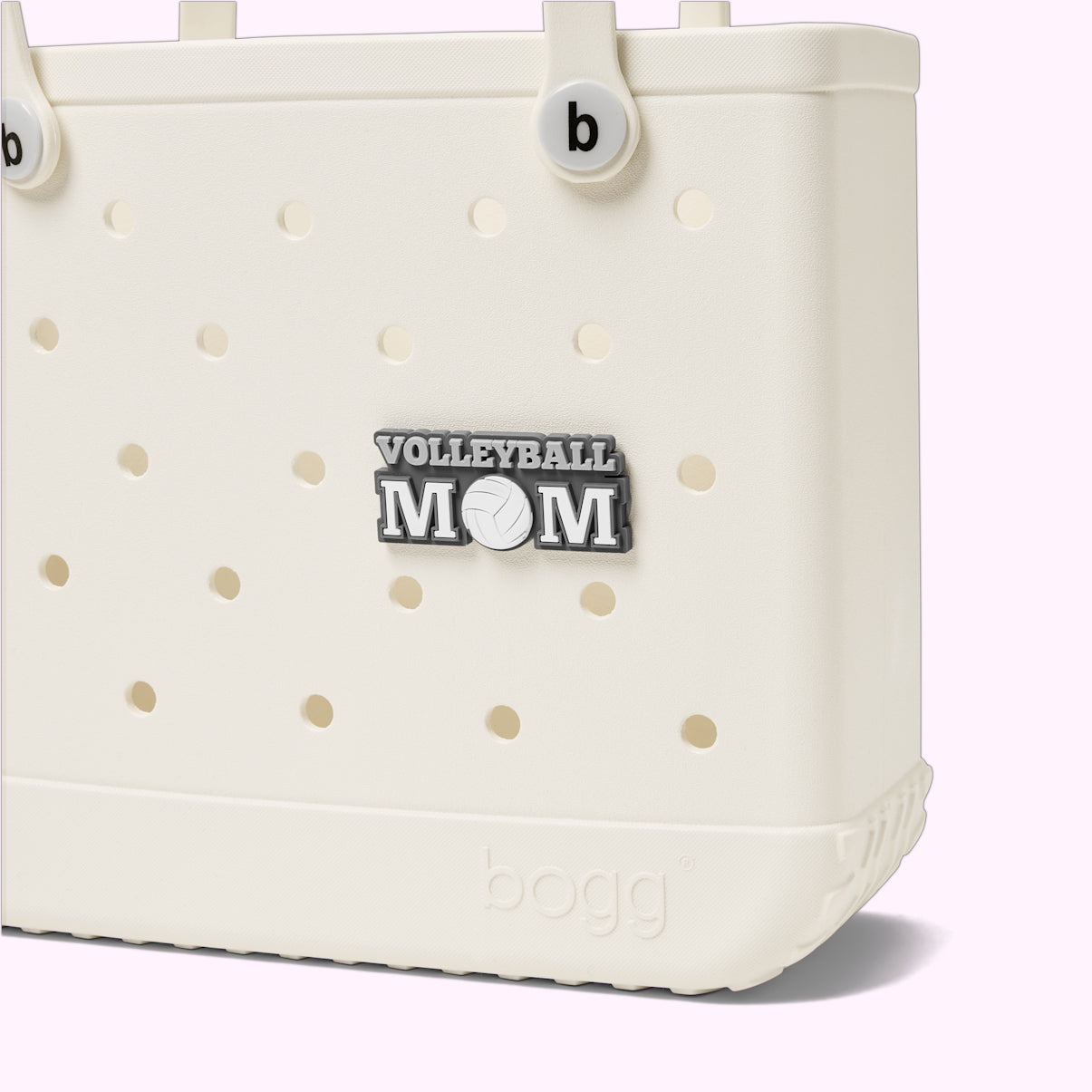 Bogg Bit Volleyball Mom Cruise Ship Essentials Tote Modern Easy Clean Adjustable Shoulder Strap for Resort Vacations