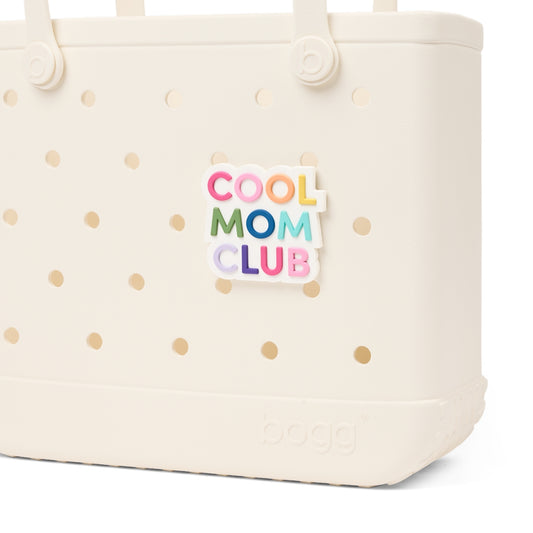 Bogg Bit Cool Mom Club Women's Waterproof Beach Tote Lightweight Large Capacity with Spacious Interior for Beach Vacation Travel Organizer Vacation Essentials for Women