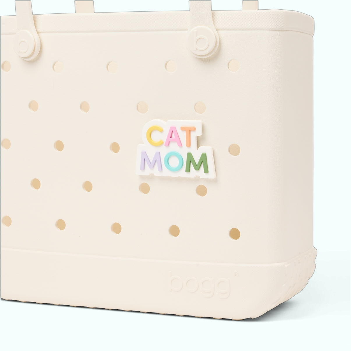 Bogg Bit Cat Mom Women's Waterproof Beach Tote Travel Friendly Oversized with Travel Accessory Pouch for Picnic Days Travel Organizer Vacation Essentials for Women