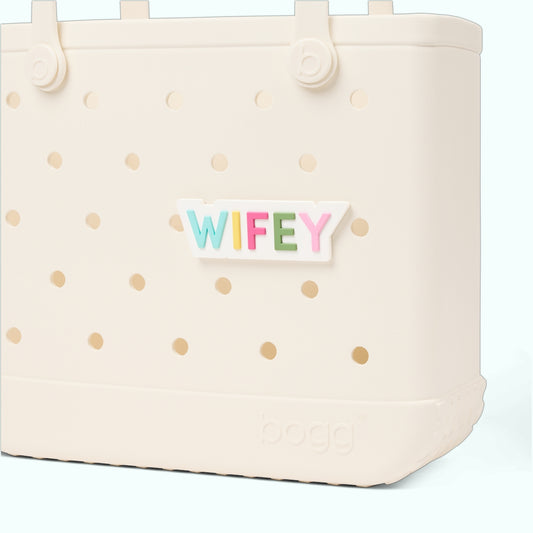 Bogg Bit Wifey Quick Dry Beach Storage Tote Travel Friendly Waterproof with Extra Storage Compartments for Pool Days Travel Organizer Vacation Essentials for Women