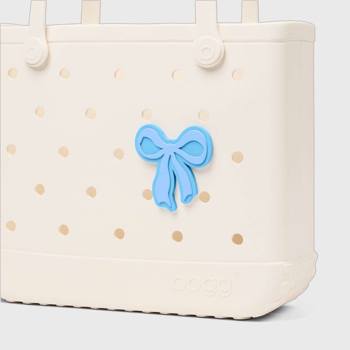 Bogg Bit Blue Bow Cruise Essentials Travel Tote Waterproof Easy Clean with Non Slip Bottom for Outdoor Adventures Travel Organizer Vacation Essentials for Women
