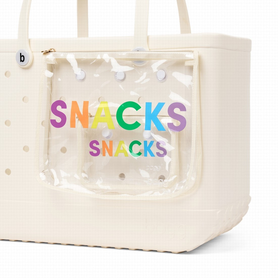 Decorative Insert Snacks Seaside Family Tote Stylish Travel Friendly Deep Storage Interior for Pool Activities