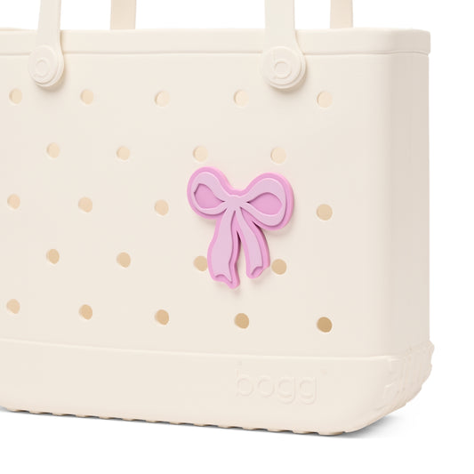 Bogg Bit Pink Bow Resort Collection Carryall Stylish Sandproof Waterproof Phone Pouch Included for Beach Holidays