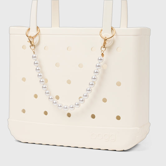 Bogg'd & Charmed String of Pearls Waterfront Travel Tote Portable Waterproof Easy Maintenance Surface for Cruise Travel