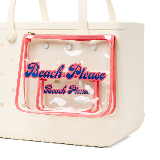 Bogg Bag Decorative Insert Beach Please Cruise Essentials Travel Tote Lightweight Washable with Reinforced Handles for Outdoor Adventures Travel Organizer Vacation Essentials for Women