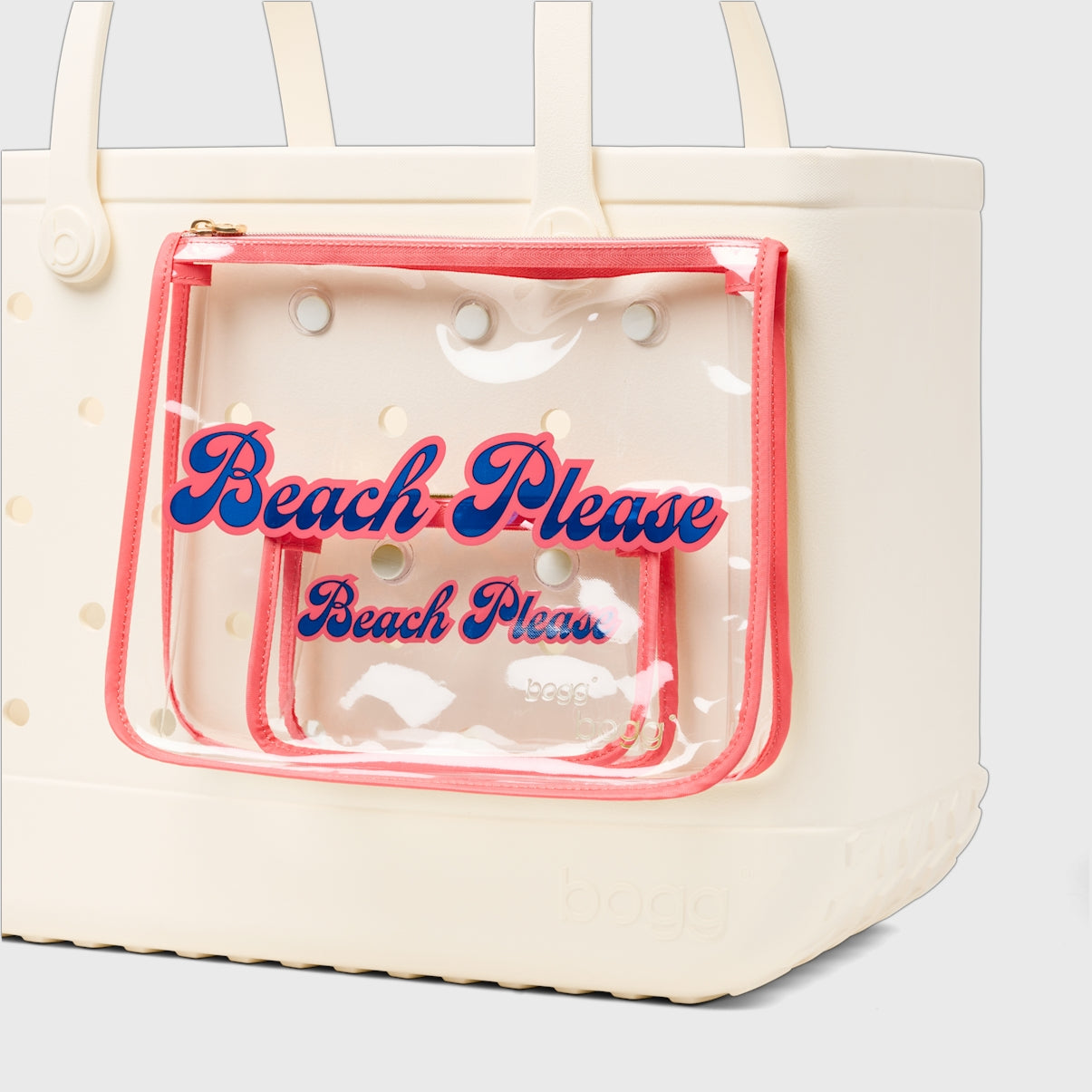 Bogg Bag Decorative Insert Beach Please Sand Resistant Beach Storage Bag Travel Friendly Lightweight with Extra Storage Compartments for Beach Vacation Travel Organizer Vacation Essentials for Women