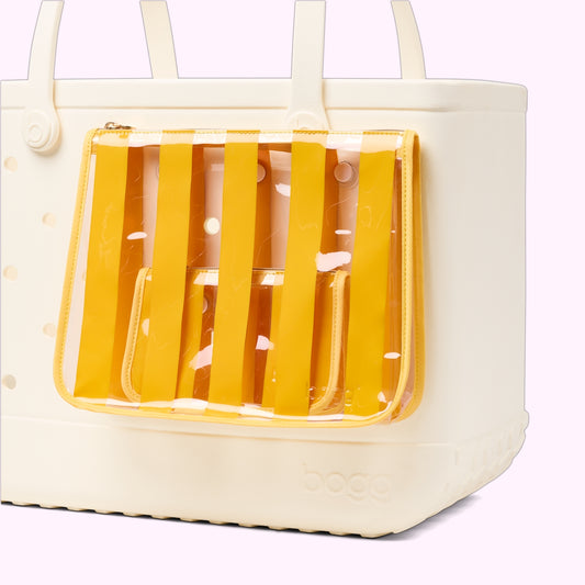 Bogg Bag Decorative Insert Limoncello Yellow Travel Companion Beach Tote Stylish Large Capacity Deep Storage Interior for Cruise Travel