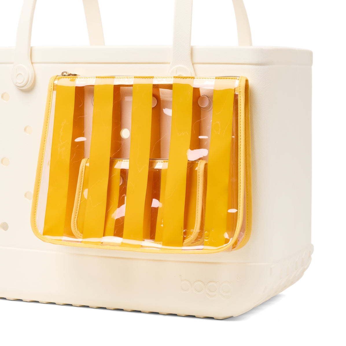 Bogg Bag Decorative Insert Limoncello Yellow Island Getaway Carryall Ultra Durable Large Capacity Deep Storage Interior for Beach Holidays