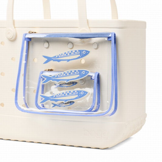 Bogg Bag Decorative Insert Sardine Luxury Resort Pool Tote Tip Resistant Washable with Makeup Bag for Lake Adventures Travel Organizer Vacation Essentials for Women