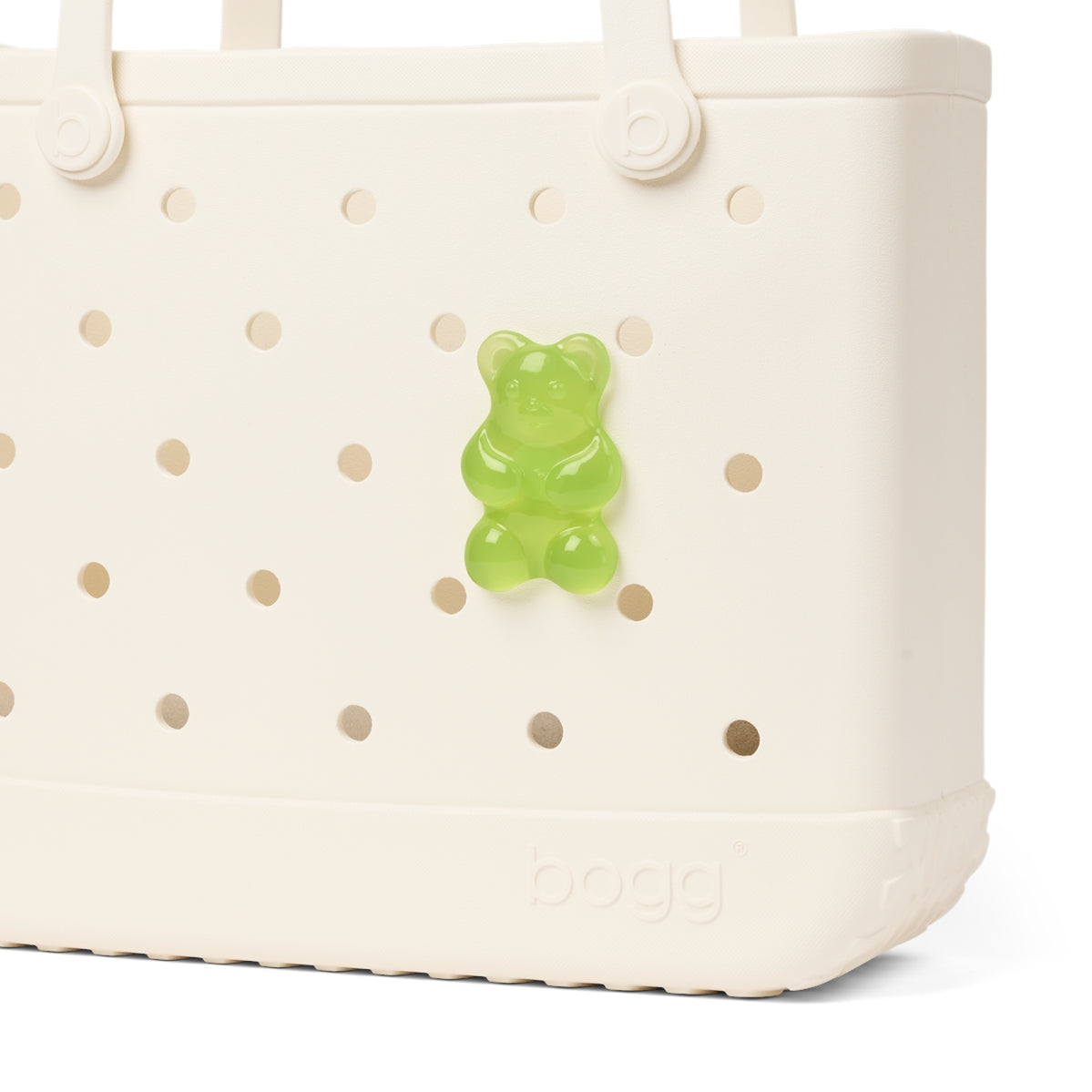 Bogg Bit Lime Gummy Bear Waterfront Travel Tote Modern Tip Resistant Waterproof Phone Pouch Included for Family Trips