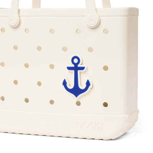 Bogg Bit Mykonos Blue Anchor Weekend Escape Carryall Stylish Easy Clean Deep Storage Interior for Outdoor Sports
