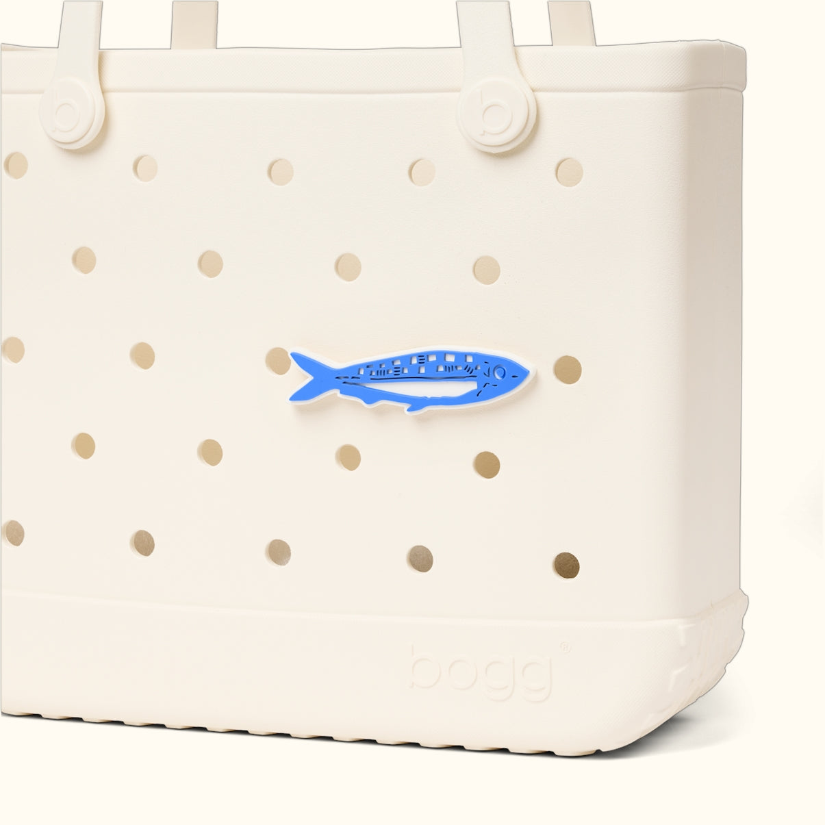 Bogg Bit Sardine Easy Clean Rubber Tote Durable Lightweight with Cosmetic Organizer for Family Beach Days Travel Organizer Vacation Essentials for Women