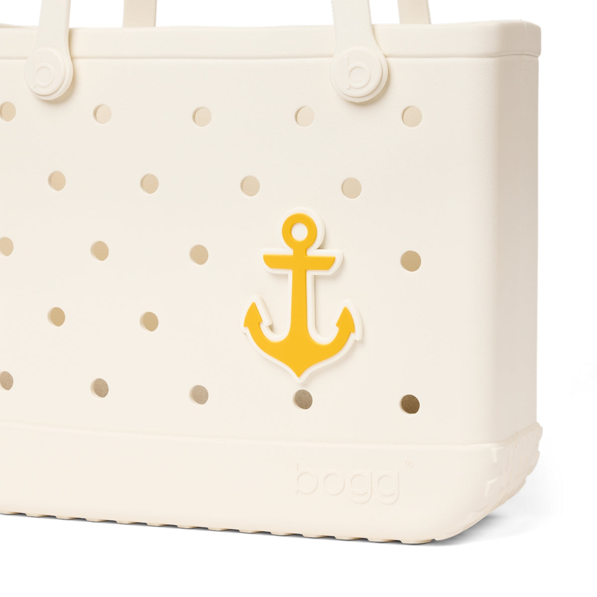 Bogg Bit Limoncello Yellow Anchor Resort Vacation Beach Tote Tip Resistant Tip Resistant with Waterproof Phone Pouch for Summer Travel Travel Organizer Vacation Essentials for Women