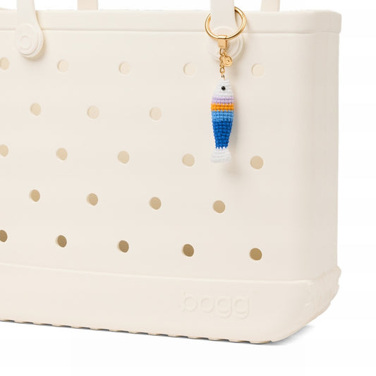 Bogg'd & Charmed Crochet Fish High Tide Sunshine Travel Organizer Flexible Large Capacity Extra Wide Opening for Women