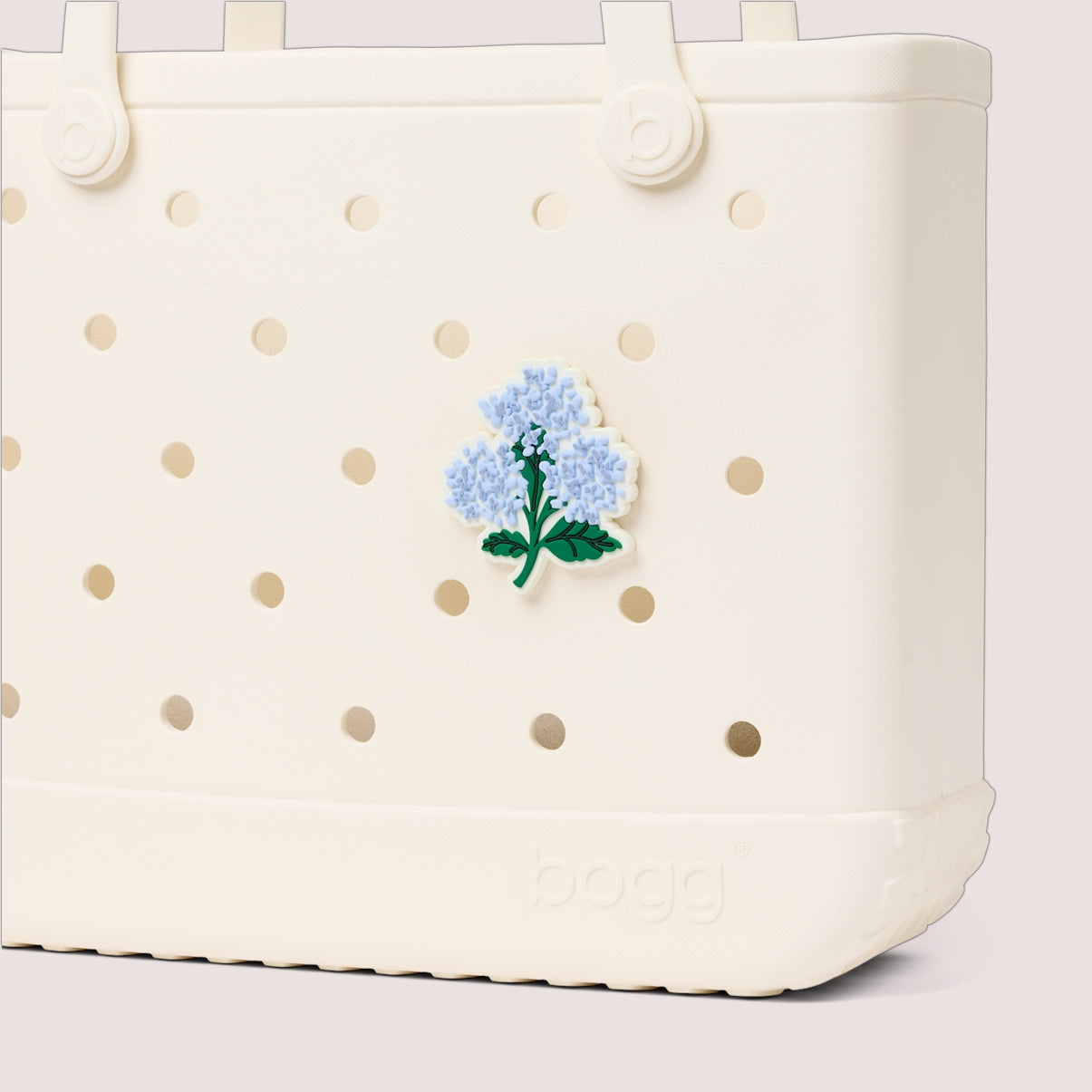 Bogg Bit Blue Hydrangea Boat Trip Waterproof Tote Lightweight Large Capacity with Cosmetic Organizer for Lake Adventures Travel Organizer Vacation Essentials for Women